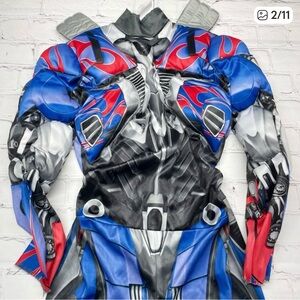 Authentic Transformers Kids S (Size 6) Optimus Prime Costume Blue - costume only